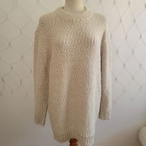 Thick & Cozy Knit Sweater Dress By Topshop • Creamy Oatmeal ▪︎ Size 8-10 (US)